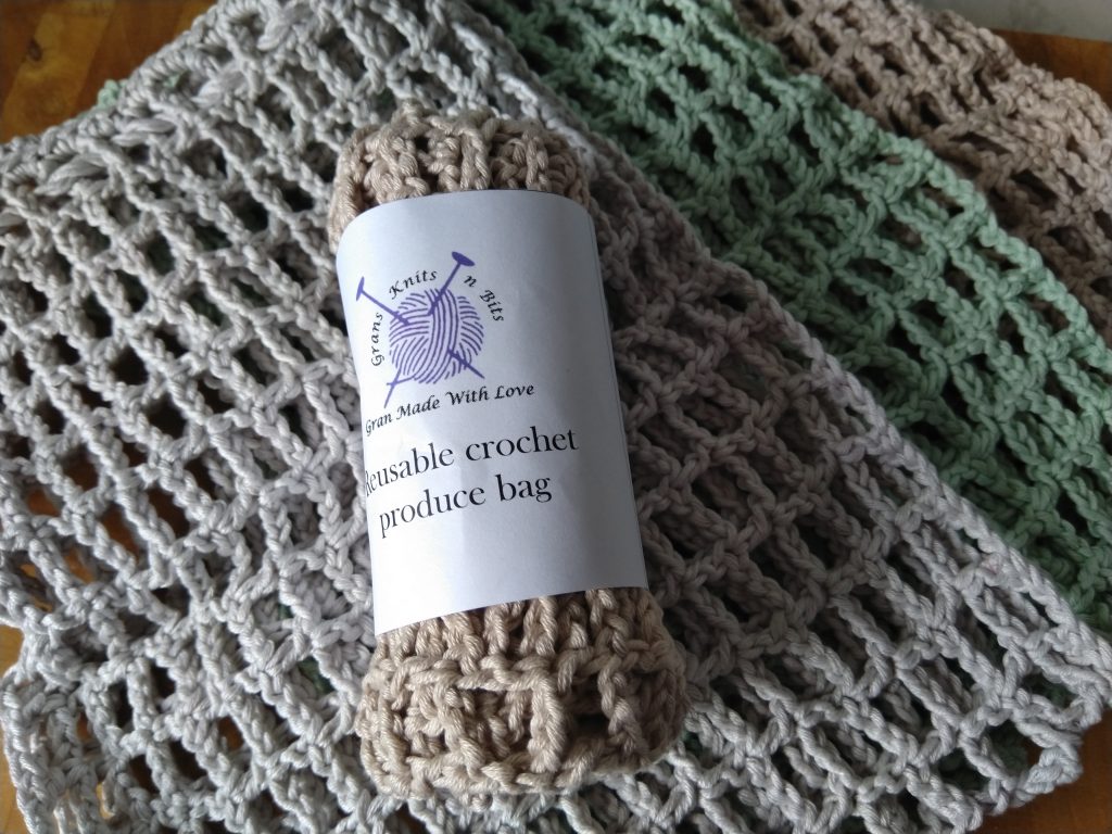 crochet produce bag
